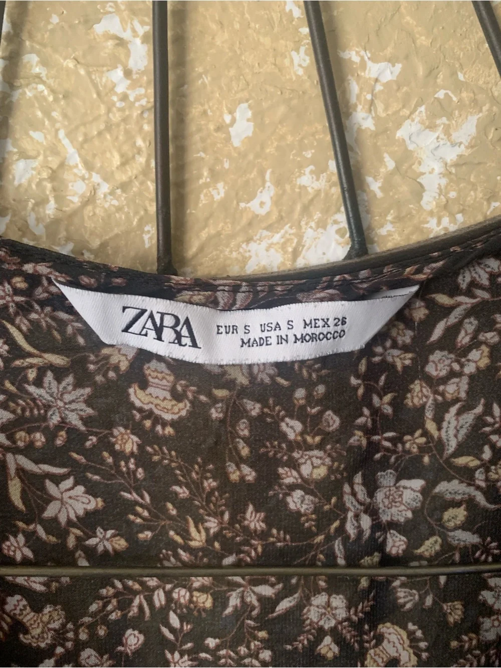 Zara sheer floral